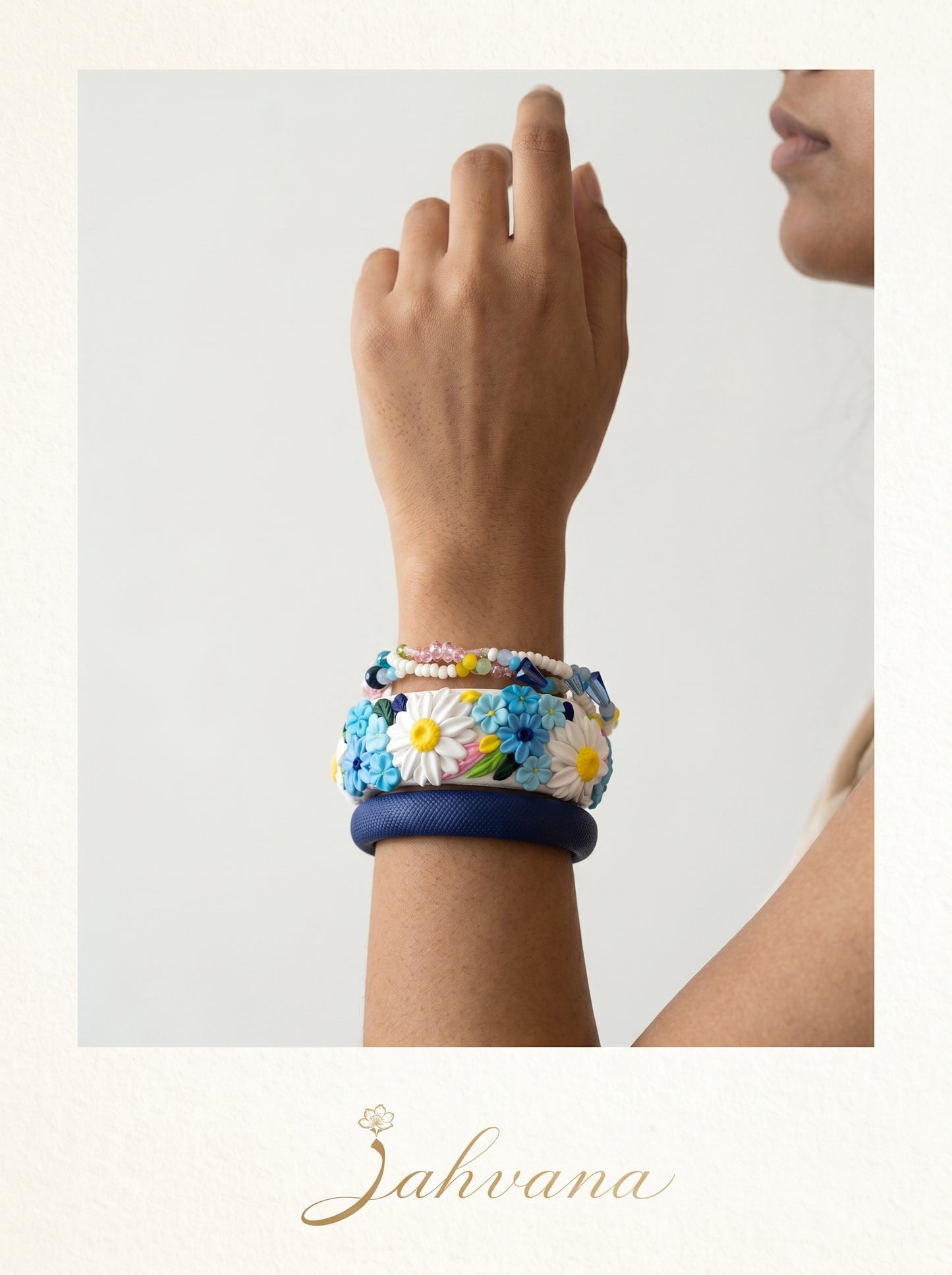 Daily Luxury Polymer Clay Bangle - 100% Handcrafted