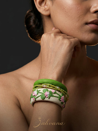 Urban Ethnic Polymer Clay Bangle - 100% Handcrafted