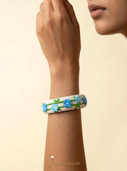 Royal Festive Polymer Clay Bangle - 100% Handcrafted