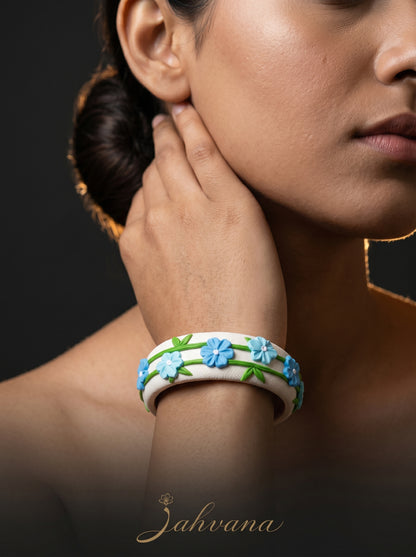 Royal Festive Polymer Clay Bangle - 100% Handcrafted