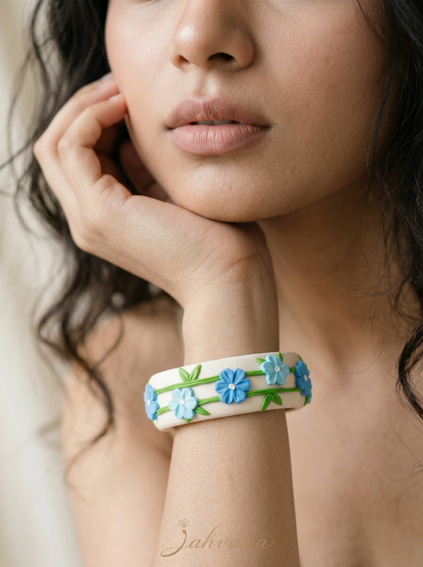 Royal Festive Polymer Clay Bangle - 100% Handcrafted