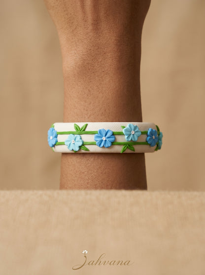 Royal Festive Polymer Clay Bangle - 100% Handcrafted