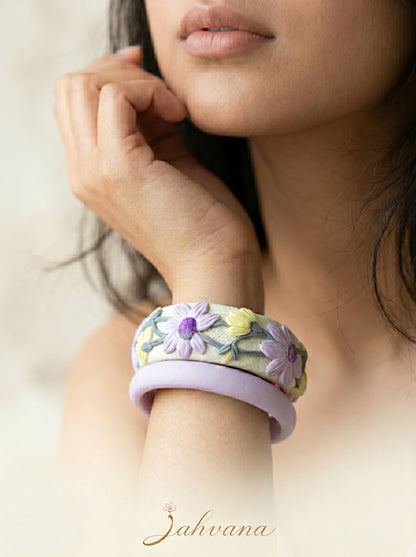 Timeless Classic Polymer Clay Bangle - 100% Handcrafted
