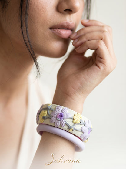Timeless Classic Polymer Clay Bangle - 100% Handcrafted