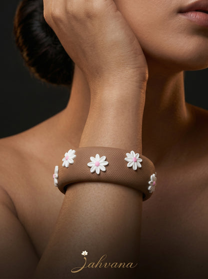 Fusion Style Polymer Clay Bangle - 100% Handcrafted