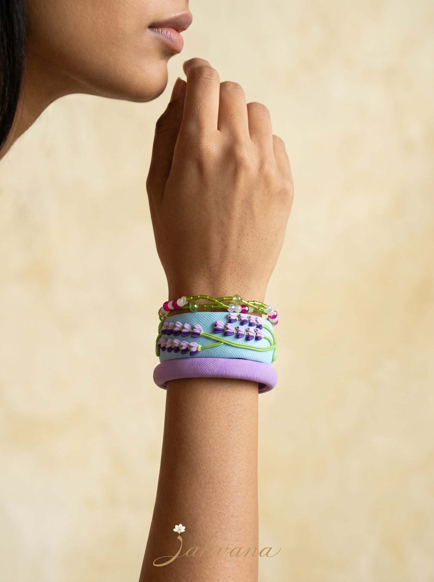 Special Polymer Clay Bangle - 100% Handcrafted