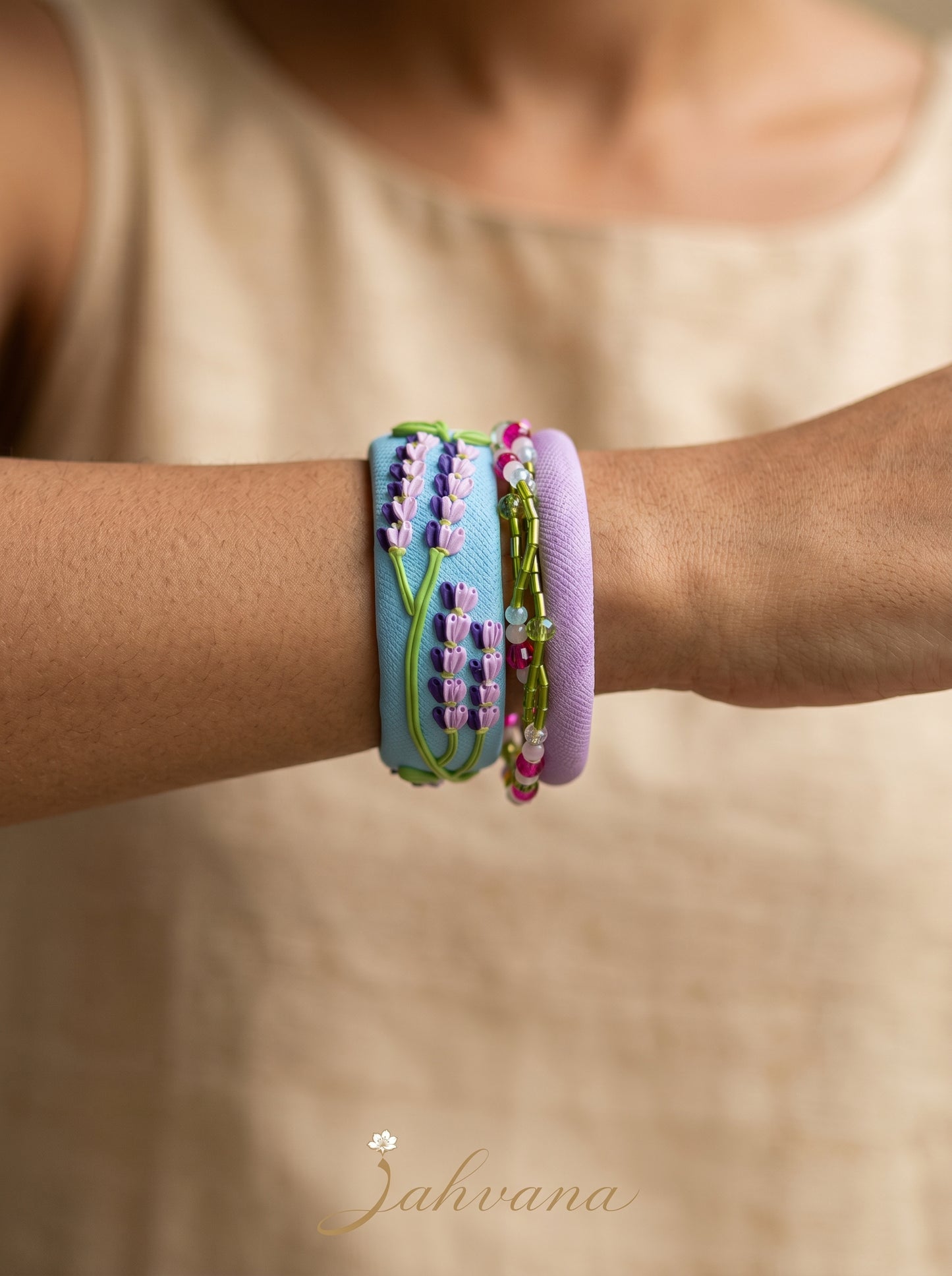 Special Polymer Clay Bangle - 100% Handcrafted