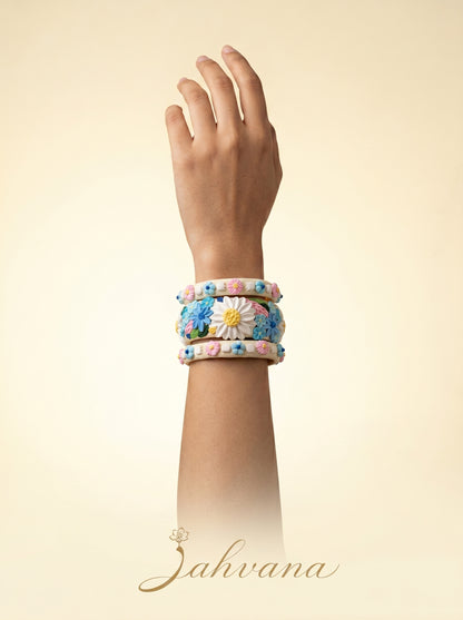 Traditional Indian Polymer Clay Bangle - 100% Handcrafted
