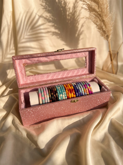 The Royal Bloom Lacquer Bangle Set | Signature Zahvana Box