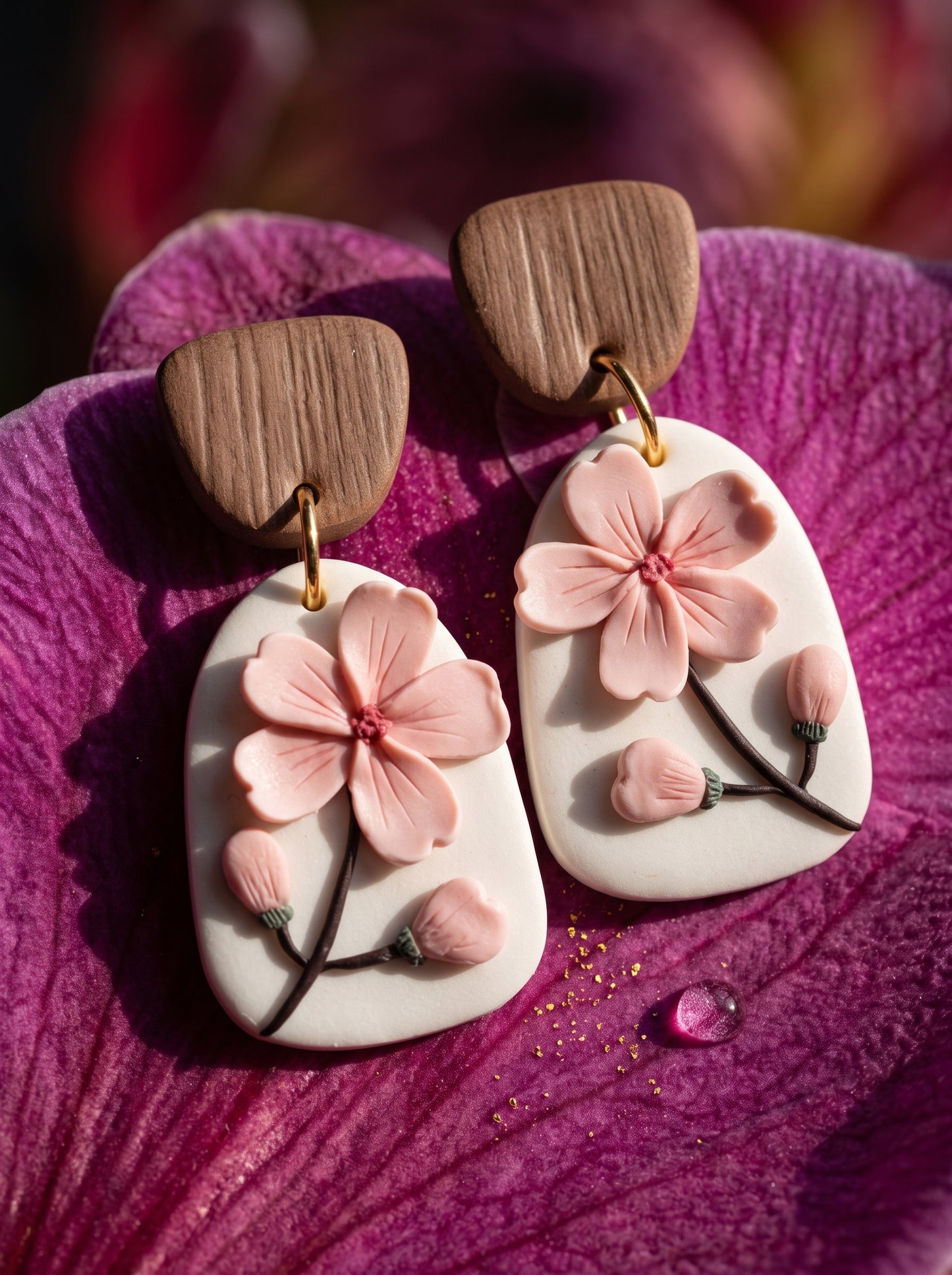 The Blossom Arch Drop Earrings