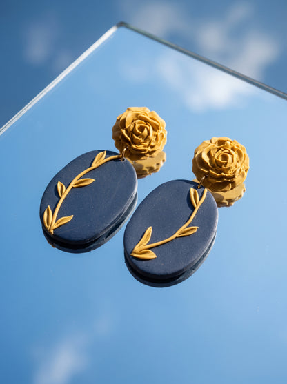 The Midnight Garden Drop Earrings