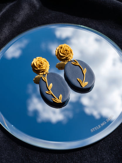 The Midnight Garden Drop Earrings