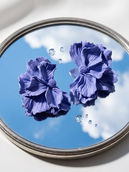 The Amethyst Bloom Statement Earrings