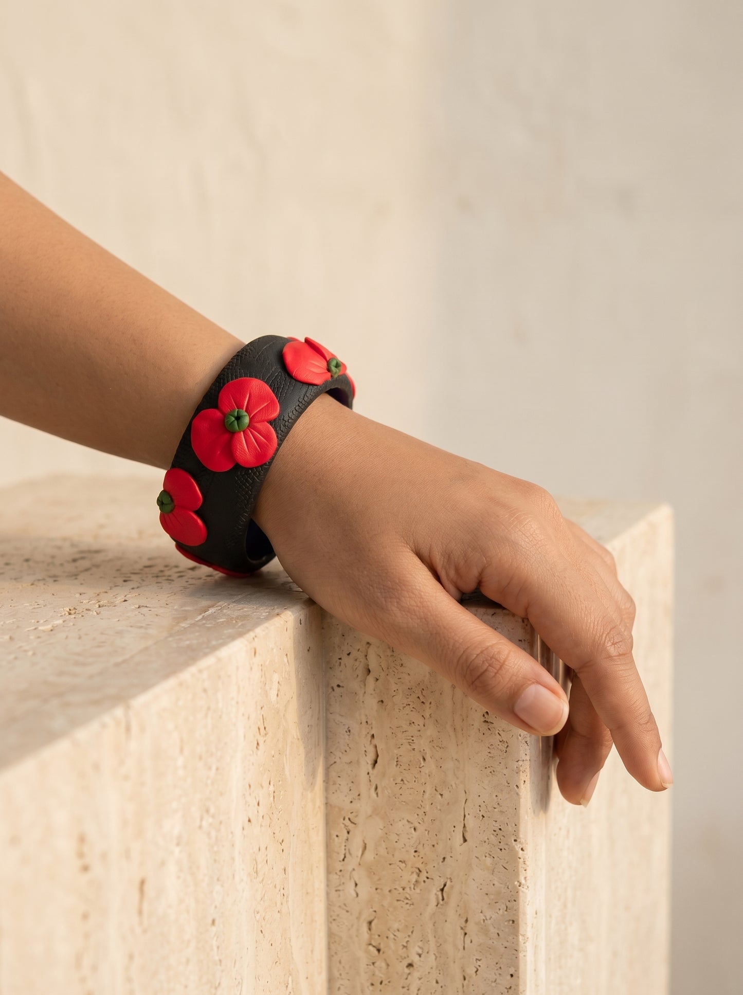 Refined Craft Polymer Clay Bangle - 100% Handcrafted
