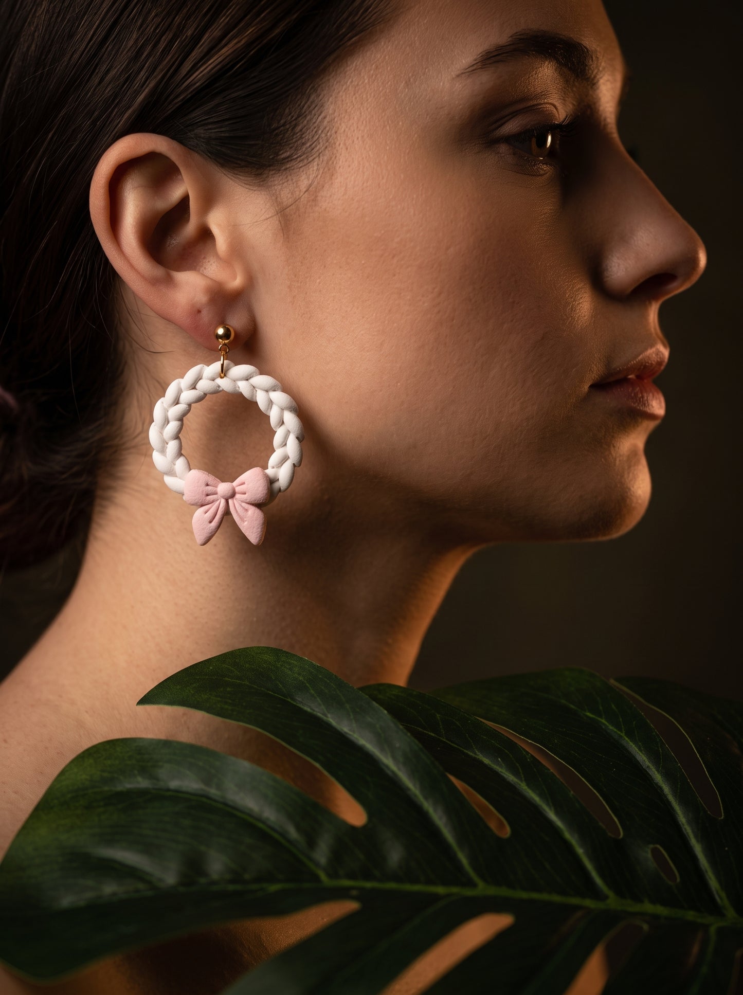 The Coquette Wreath & Bow Earrings