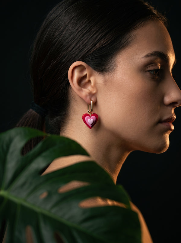The Retro Triple Heart Drops
