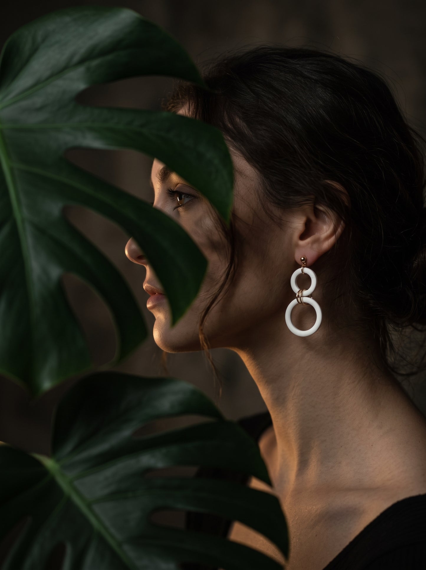 The Ivory Infinity Drop Earrings