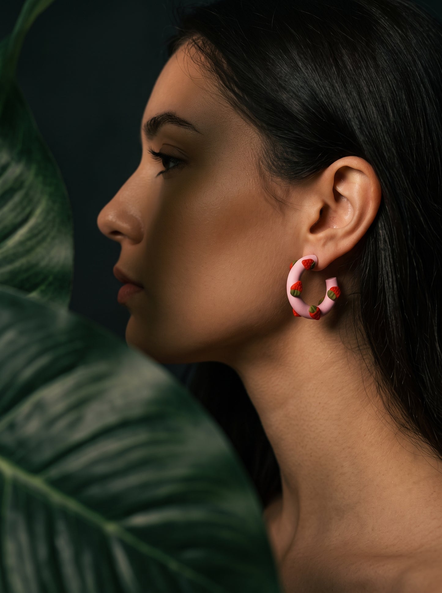The Strawberry Field Chunky Hoops