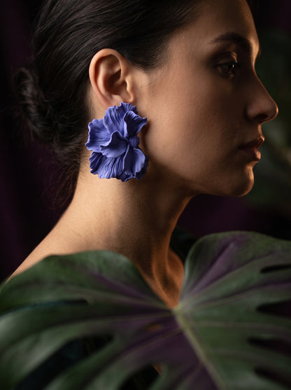 The Amethyst Bloom Statement Earrings