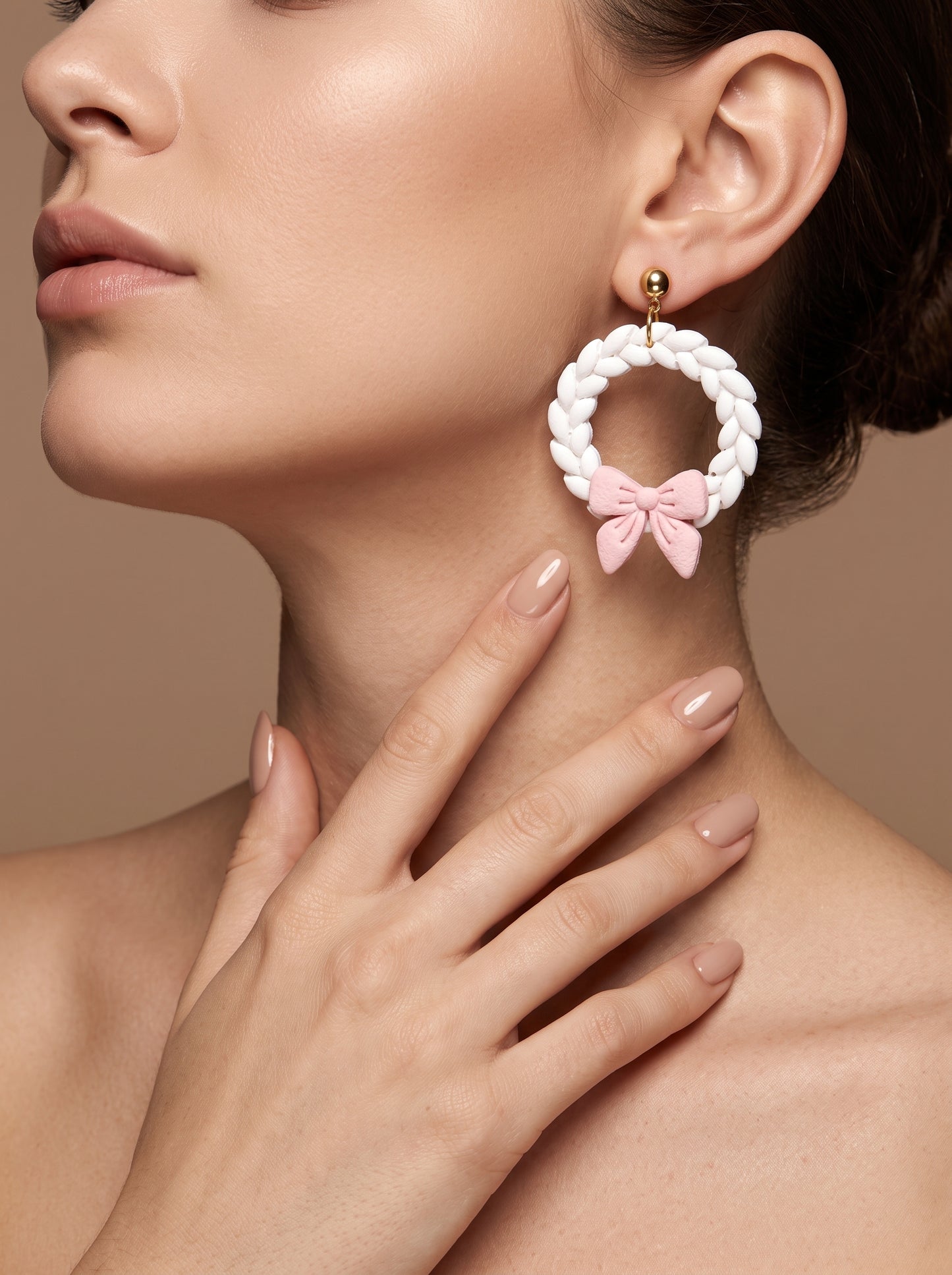 The Coquette Wreath & Bow Earrings