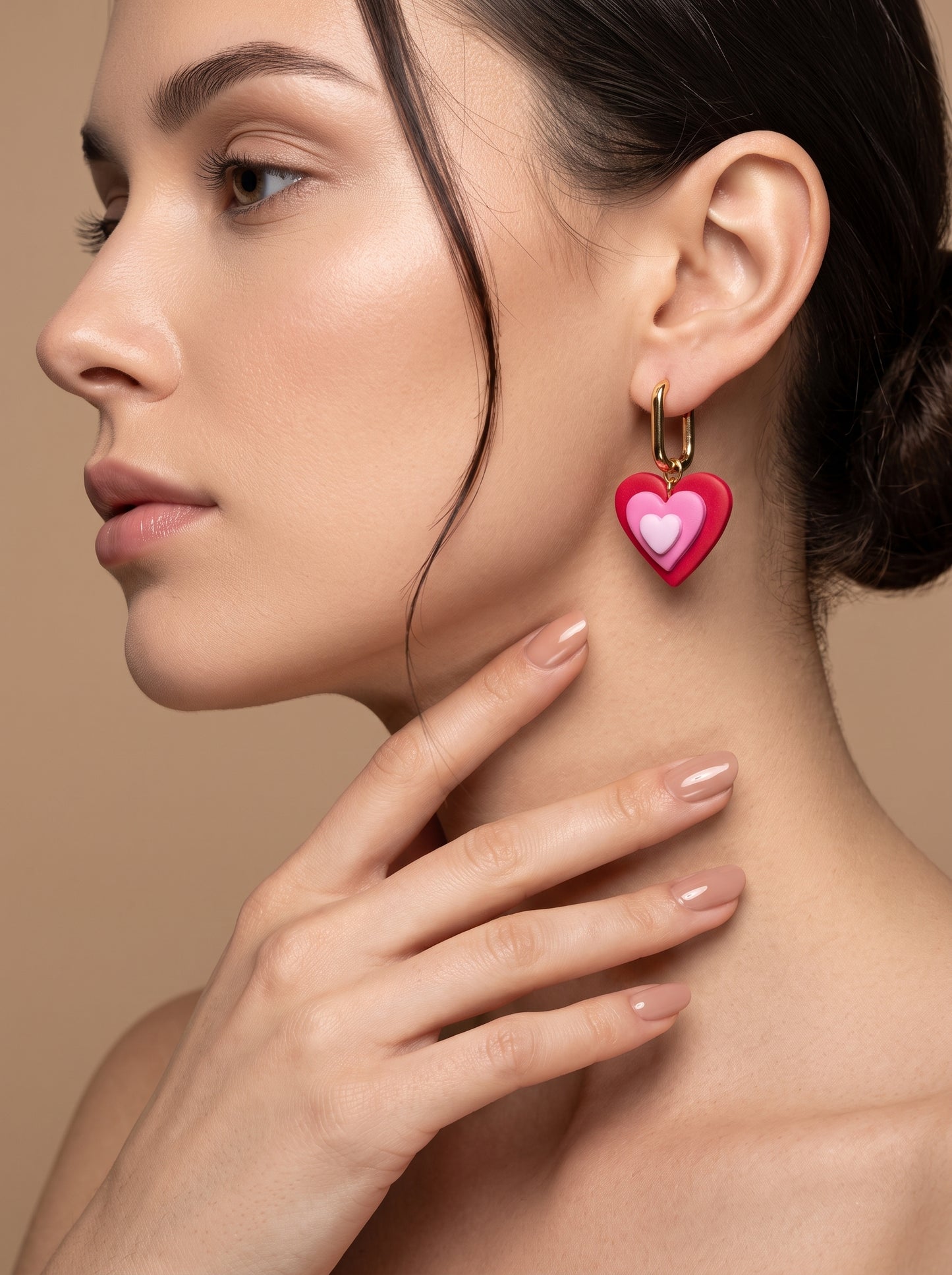 The Retro Triple Heart Drops
