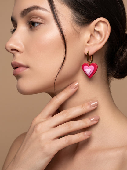 The Retro Triple Heart Drops