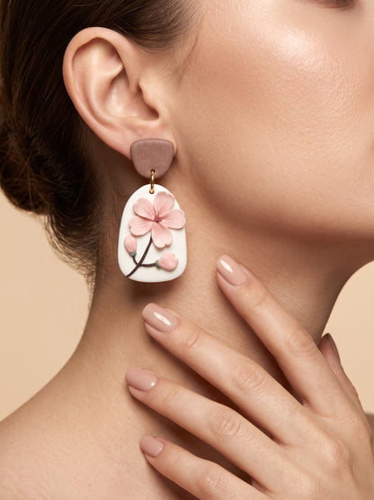 The Blossom Arch Drop Earrings
