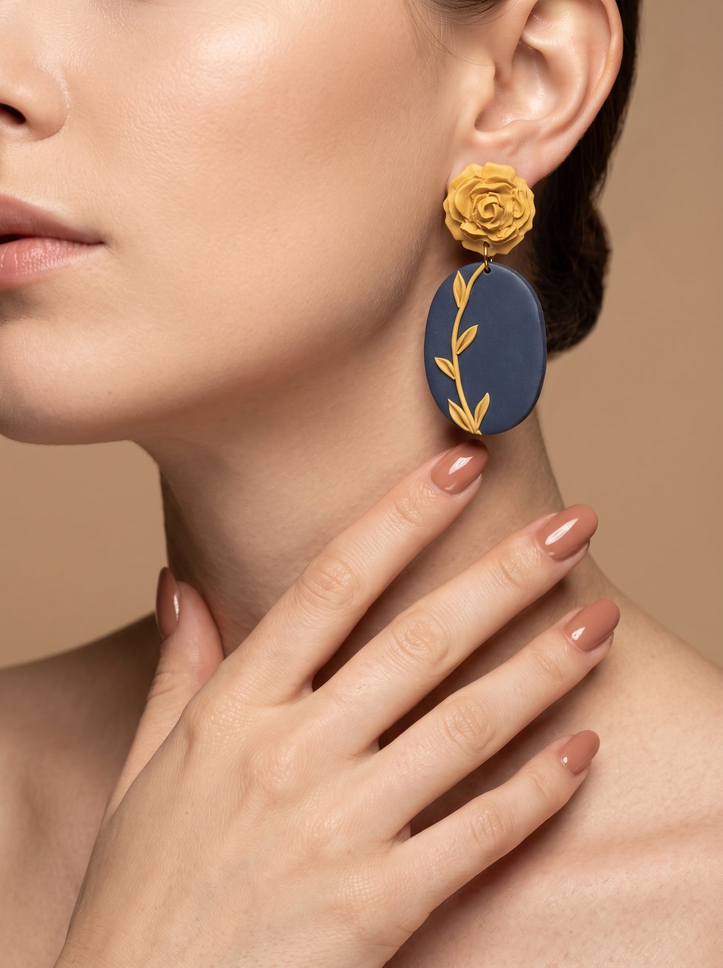 The Midnight Garden Drop Earrings
