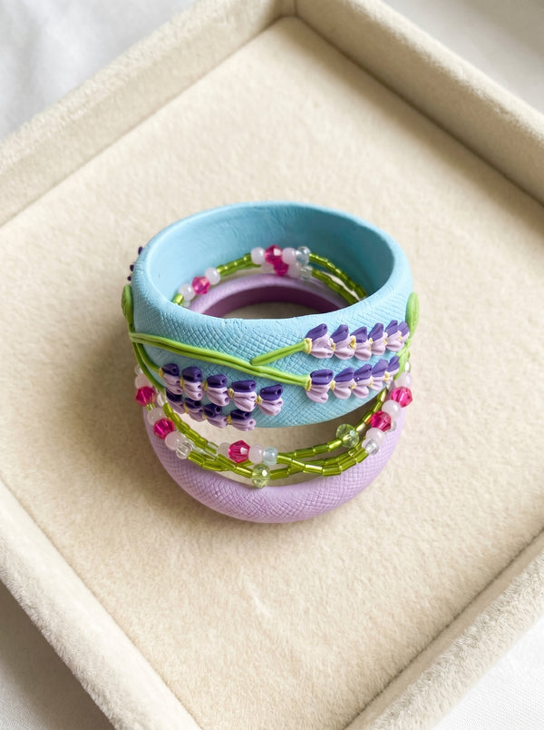 Special Polymer Clay Bangle - 100% Handcrafted