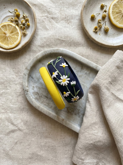 Heritage Inspired Polymer Clay Bangle - 100% Handcrafted