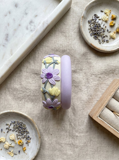 Timeless Classic Polymer Clay Bangle - 100% Handcrafted