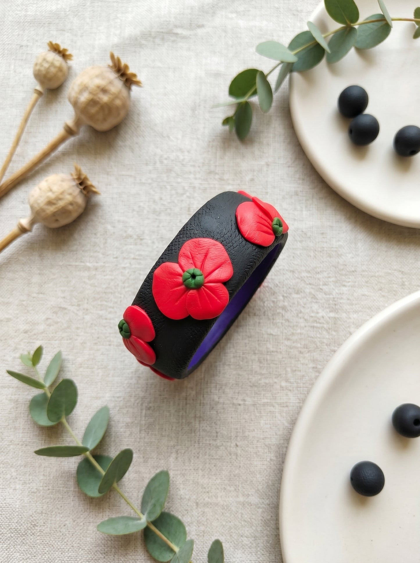 Refined Craft Polymer Clay Bangle - 100% Handcrafted