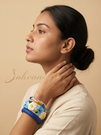Daily Luxury Polymer Clay Bangle - 100% Handcrafted