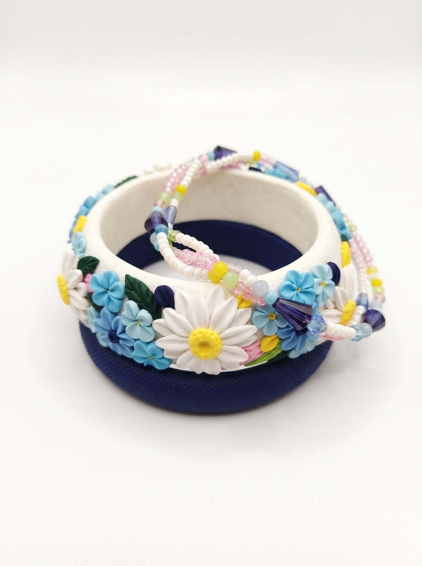 Daily Luxury Polymer Clay Bangle - 100% Handcrafted