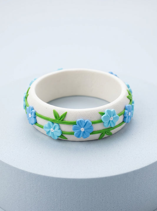 Royal Festive Polymer Clay Bangle - 100% Handcrafted
