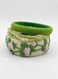 Urban Ethnic Polymer Clay Bangle - 100% Handcrafted