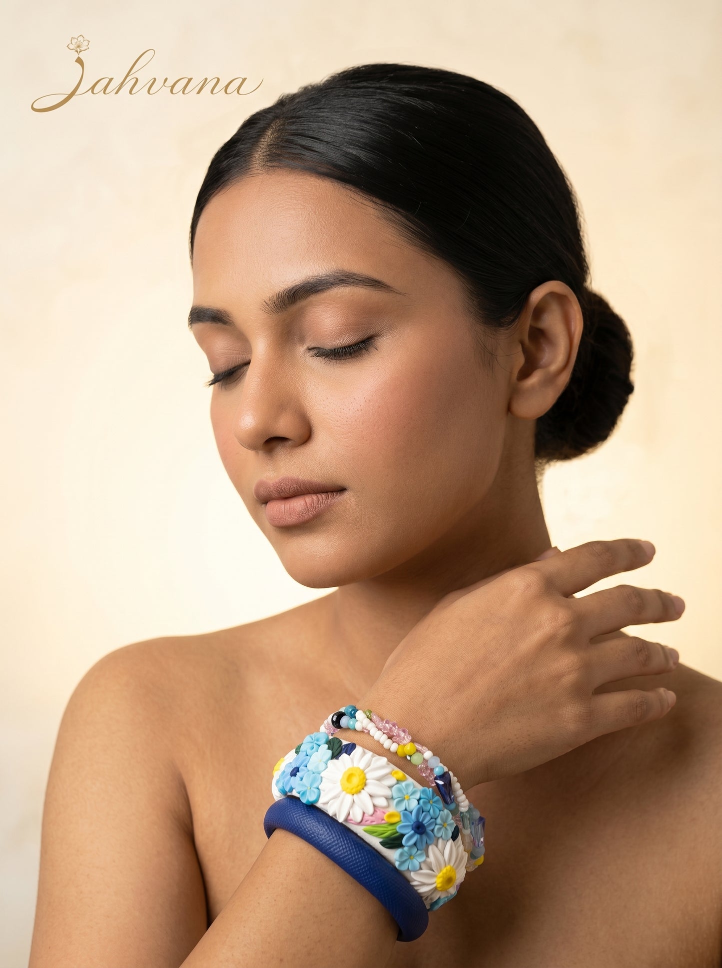 Daily Luxury Polymer Clay Bangle - 100% Handcrafted