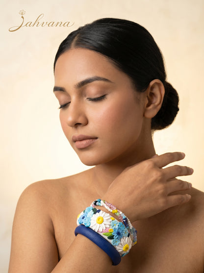 Daily Luxury Polymer Clay Bangle - 100% Handcrafted