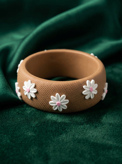 Fusion Style Polymer Clay Bangle - 100% Handcrafted
