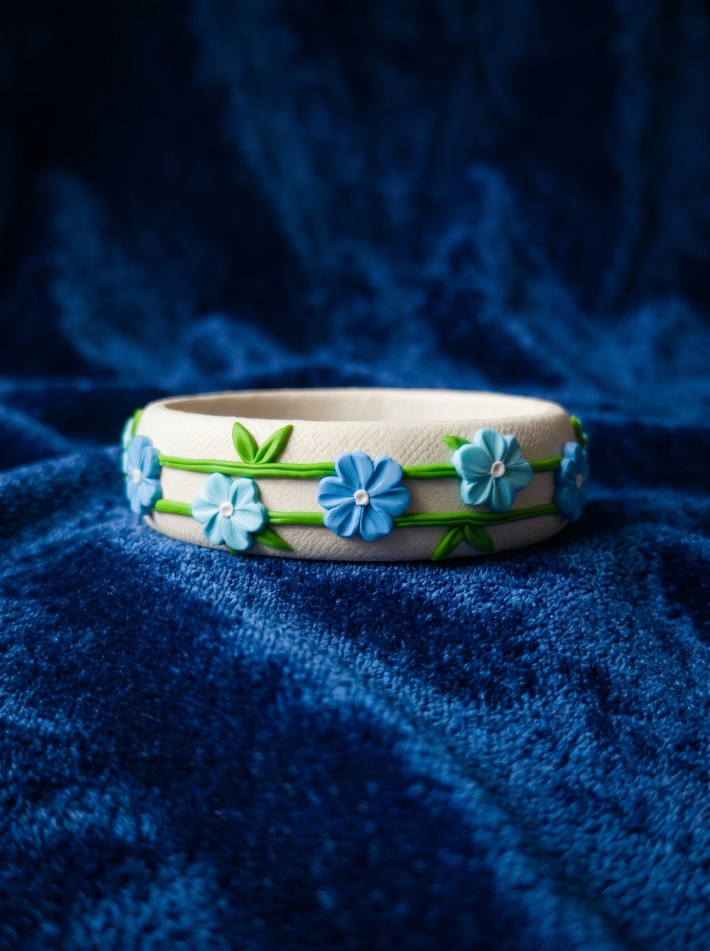 Royal Festive Polymer Clay Bangle - 100% Handcrafted