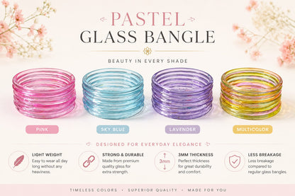 Pastel Jelly Bangle Box of Four