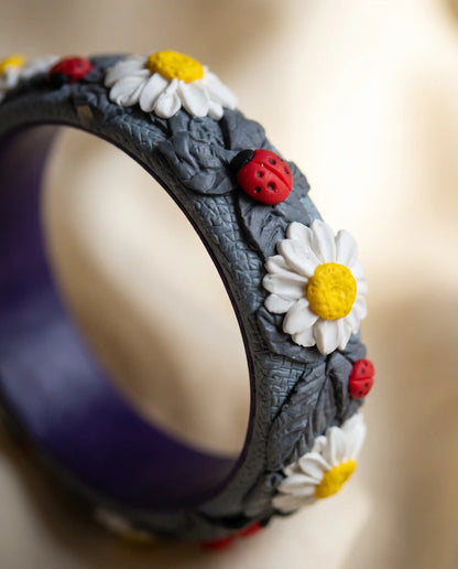 Sunshine Pop Floral Bangle Set