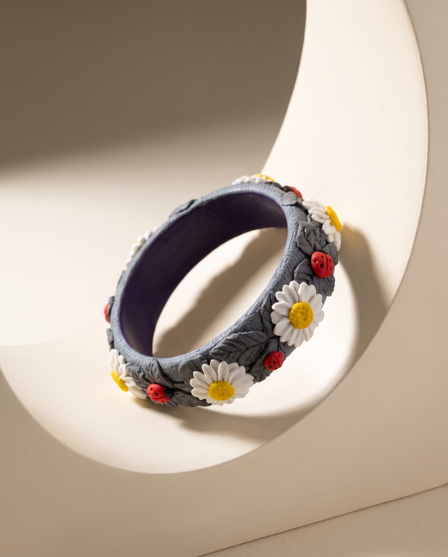 Sunshine Pop Floral Bangle Set