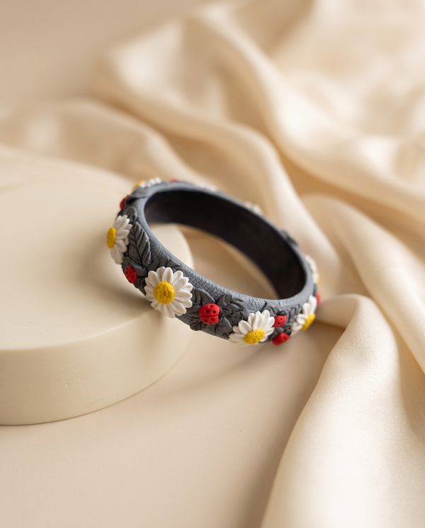 Sunshine Pop Floral Bangle Set