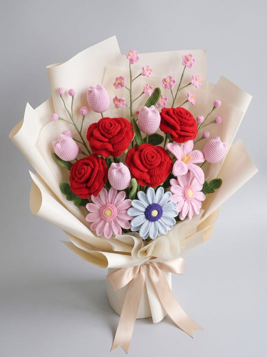 Luxury Crochet Garden Bouquet