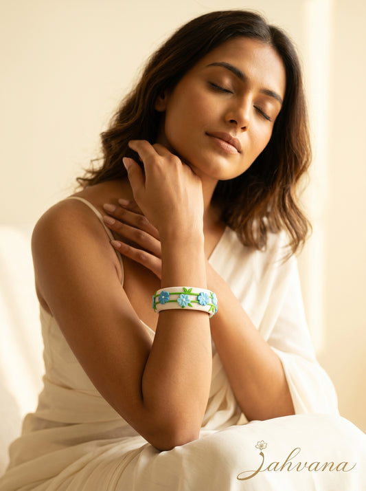 Royal Festive Polymer Clay Bangle - 100% Handcrafted
