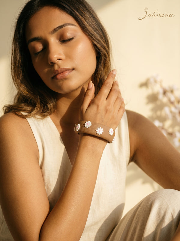 Fusion Style Polymer Clay Bangle - 100% Handcrafted