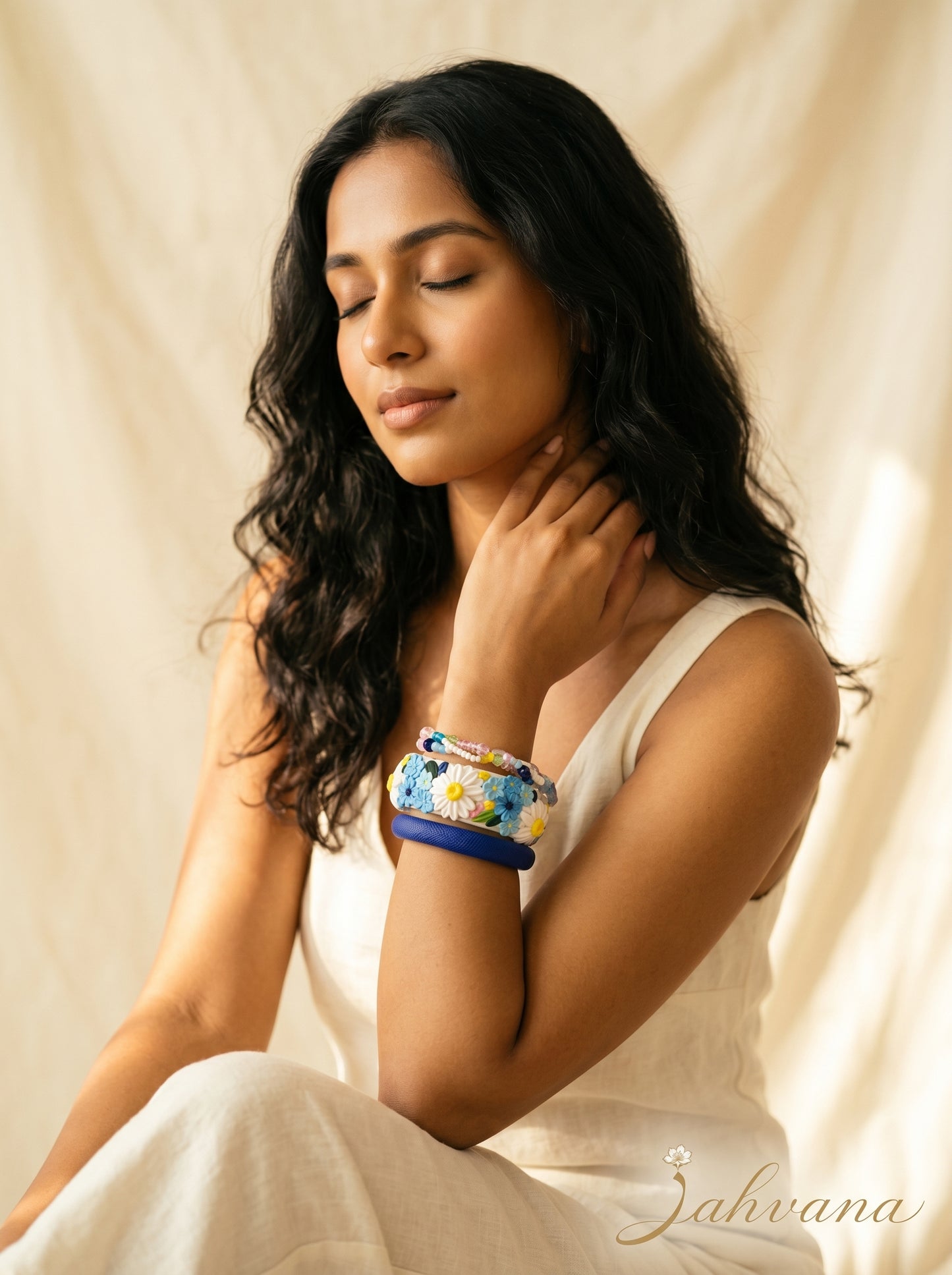 Daily Luxury Polymer Clay Bangle - 100% Handcrafted