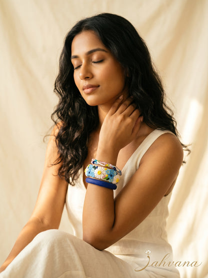 Daily Luxury Polymer Clay Bangle - 100% Handcrafted