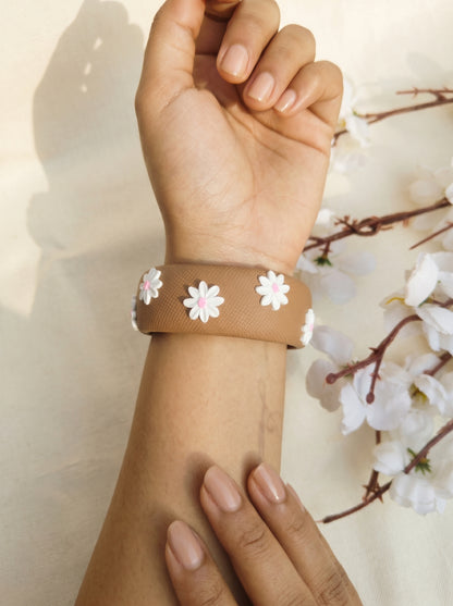 Fusion Style Polymer Clay Bangle - 100% Handcrafted
